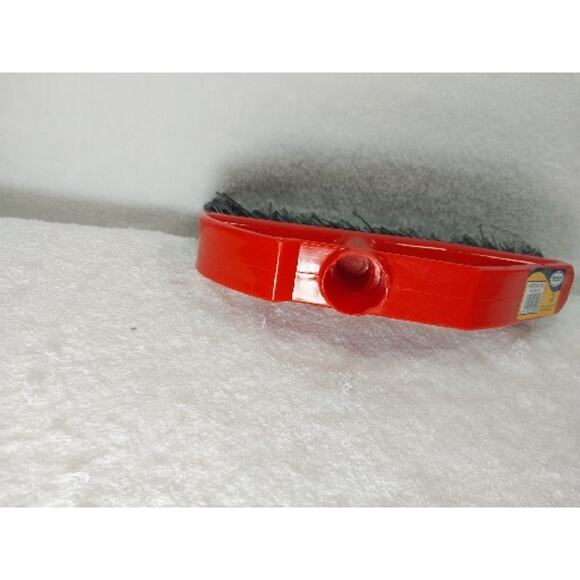 Plastic Broom Part Household Sweeper Angled Red Head Replacement Clean - Picture 3 of 3